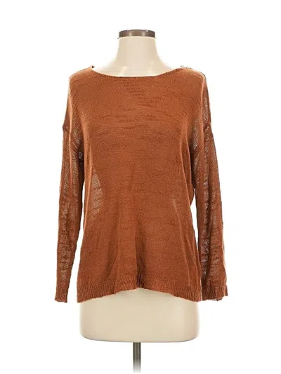 Pre-owned Forever 21 Pullover Sweater In Brown