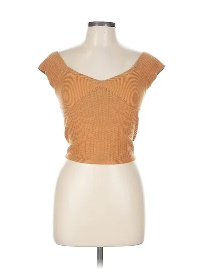 Pre-owned Forever 21 Pullover Sweater In Brown