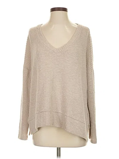 Pre-owned Forever 21 Pullover Sweater In Brown