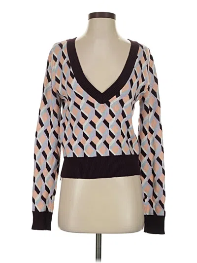 Pre-owned Forever 21 Pullover Sweater In Brown