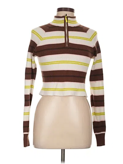 Pre-owned Forever 21 Pullover Sweater In Brown