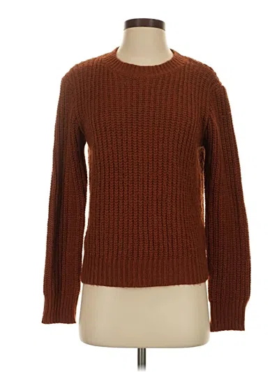 Pre-owned Forever 21 Pullover Sweater In Brown