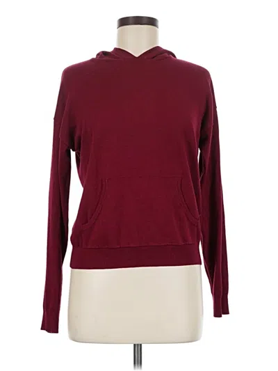 Pre-owned Forever 21 Pullover Sweater In Burgundy