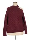 Forever 21 Pullover Sweater In Burgundy