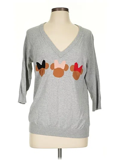 Pre-owned Forever 21 Pullover Sweater In Gray