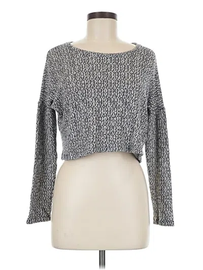 Pre-owned Forever 21 Pullover Sweater In Gray