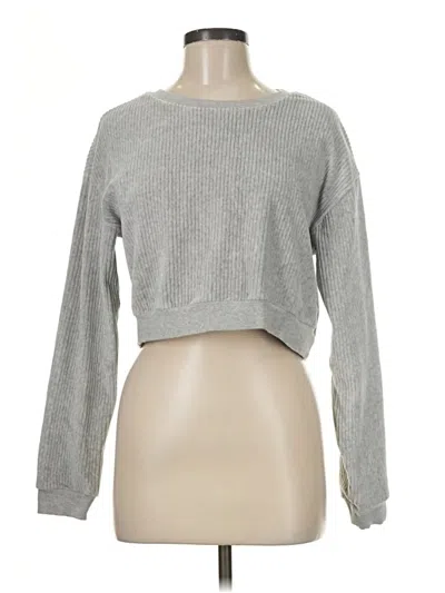 Pre-owned Forever 21 Pullover Sweater In Gray