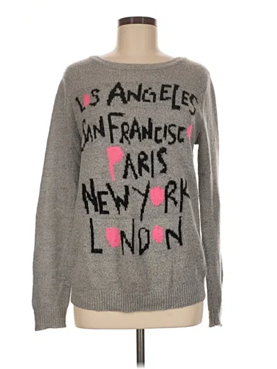 Pre-owned Forever 21 Pullover Sweater In Gray