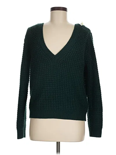 Pre-owned Forever 21 Pullover Sweater In Green