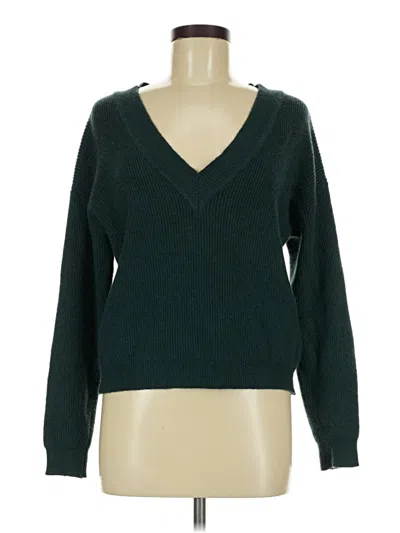 Pre-owned Forever 21 Pullover Sweater In Green