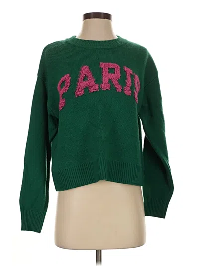 Pre-owned Forever 21 Pullover Sweater In Green