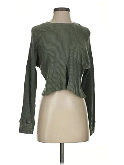 Pre-owned Forever 21 Pullover Sweater In Green