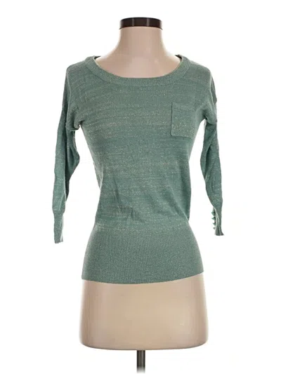 Pre-owned Forever 21 Pullover Sweater In Green