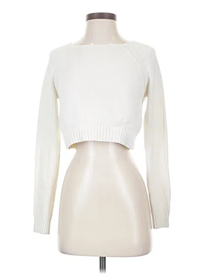 Pre-owned Forever 21 Pullover Sweater In Ivory