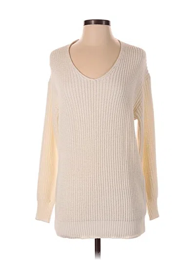 Pre-owned Forever 21 Pullover Sweater In Ivory