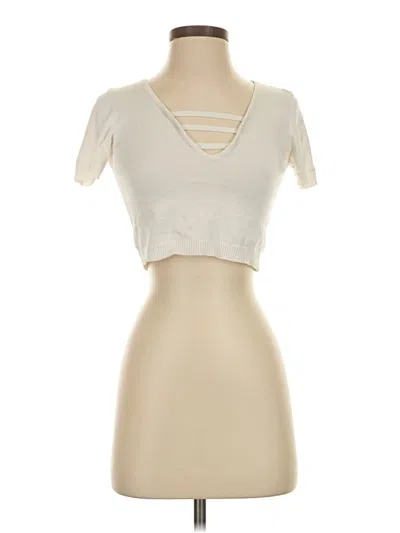 Pre-owned Forever 21 Pullover Sweater In Ivory