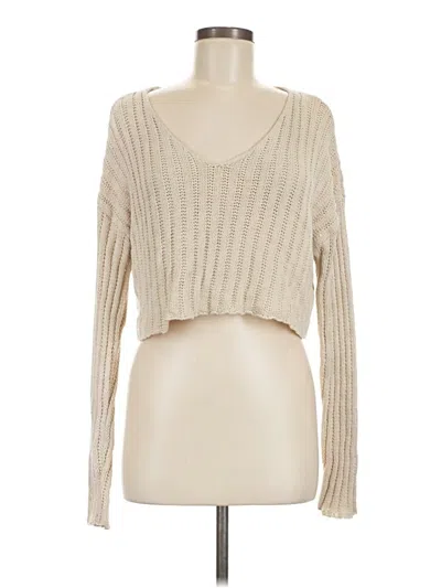 Pre-owned Forever 21 Pullover Sweater In Ivory