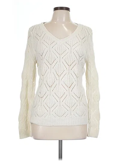 Pre-owned Forever 21 Pullover Sweater In Ivory
