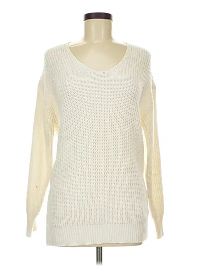 Pre-owned Forever 21 Pullover Sweater In Ivory