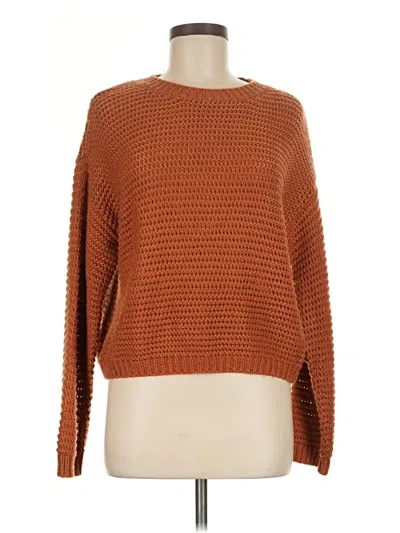 Pre-owned Forever 21 Pullover Sweater In Orange