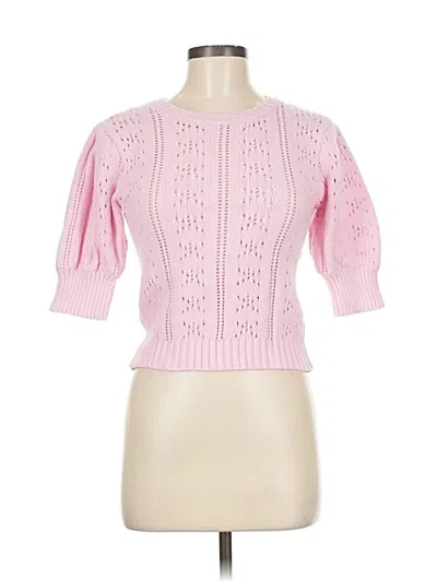 Pre-owned Forever 21 Pullover Sweater In Pink