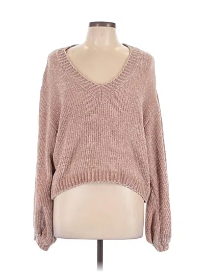 Pre-owned Forever 21 Pullover Sweater In Pink