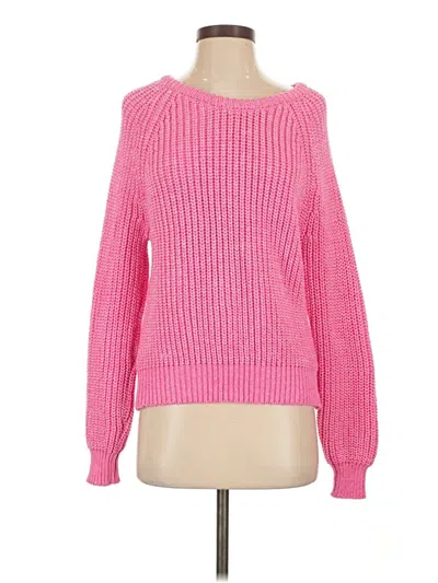 Pre-owned Forever 21 Pullover Sweater In Pink