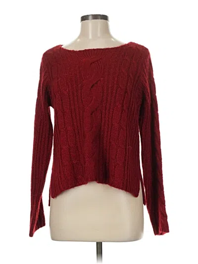 Pre-owned Forever 21 Pullover Sweater In Red
