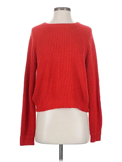 Pre-owned Forever 21 Pullover Sweater In Red