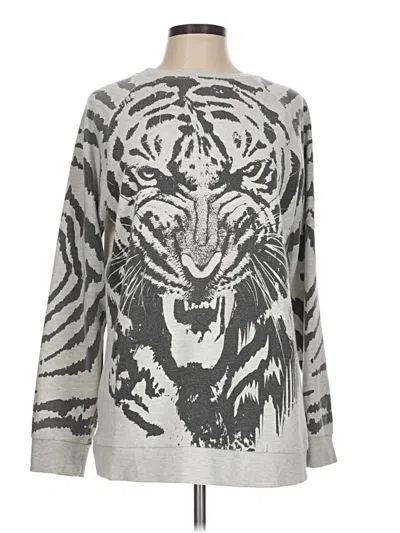 Pre-owned Forever 21 Pullover Sweater In Silver