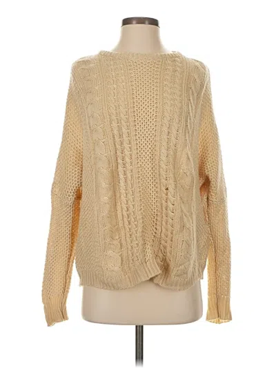 Pre-owned Forever 21 Pullover Sweater In Tan