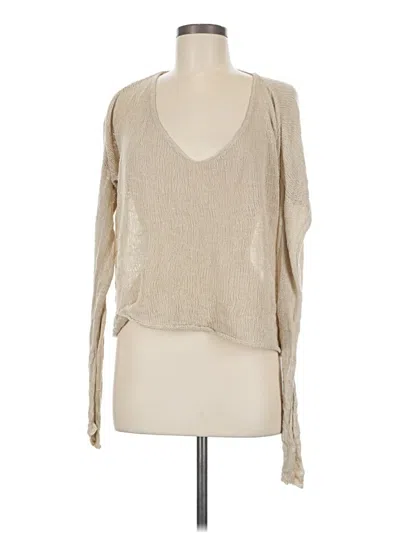 Pre-owned Forever 21 Pullover Sweater In Tan