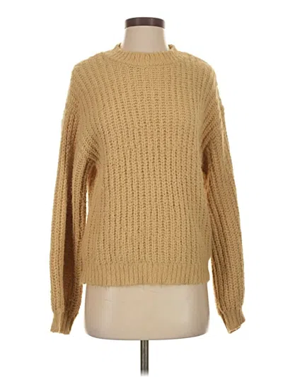 Pre-owned Forever 21 Pullover Sweater In Tan