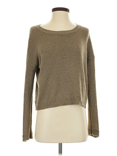 Pre-owned Forever 21 Pullover Sweater In Tan