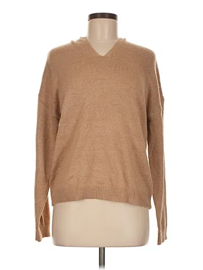 Pre-owned Forever 21 Pullover Sweater In Tan