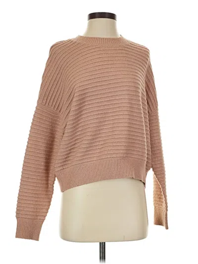 Pre-owned Forever 21 Pullover Sweater In Tan