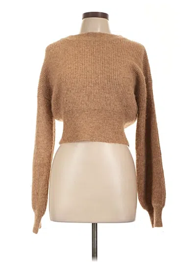 Pre-owned Forever 21 Pullover Sweater In Tan