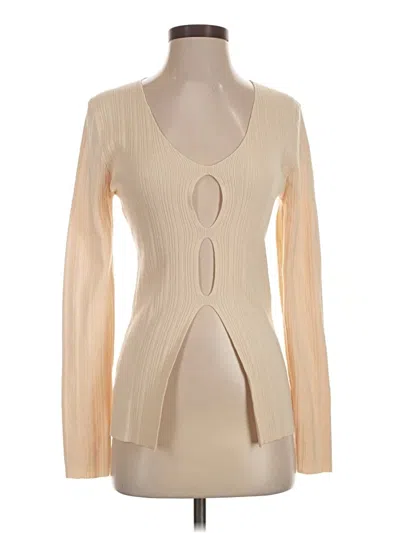 Pre-owned Forever 21 Pullover Sweater In Tan