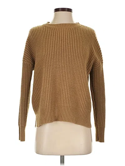 Pre-owned Forever 21 Pullover Sweater In Tan