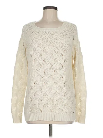 Pre-owned Forever 21 Pullover Sweater In White