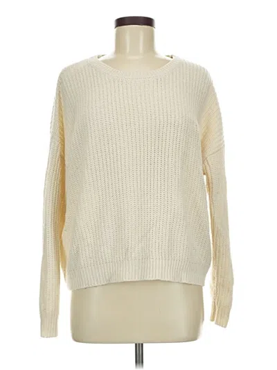 Pre-owned Forever 21 Pullover Sweater In White