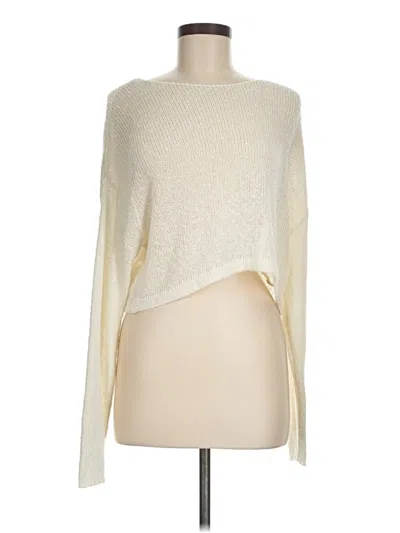 Pre-owned Forever 21 Pullover Sweater In White