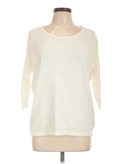 Pre-owned Forever 21 Pullover Sweater In White