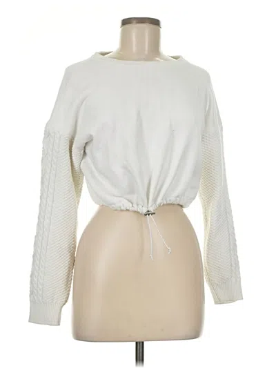 Pre-owned Forever 21 Pullover Sweater In White