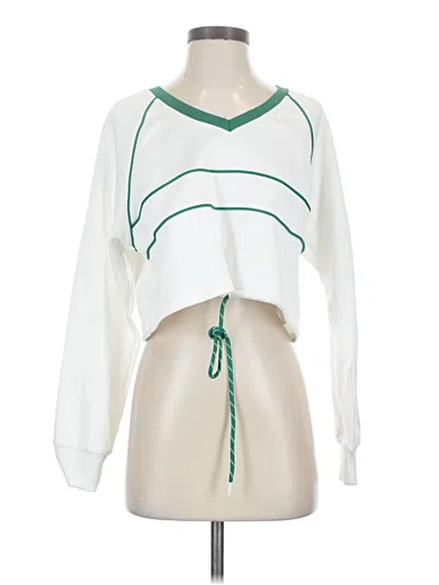 Pre-owned Forever 21 Pullover Sweater In White