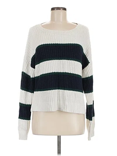 Pre-owned Forever 21 Pullover Sweater In White