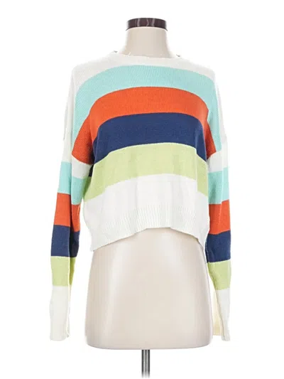 Pre-owned Forever 21 Pullover Sweater In White
