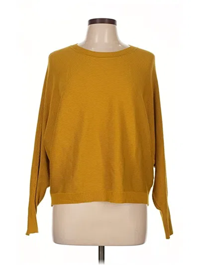 Pre-owned Forever 21 Pullover Sweater In Yellow