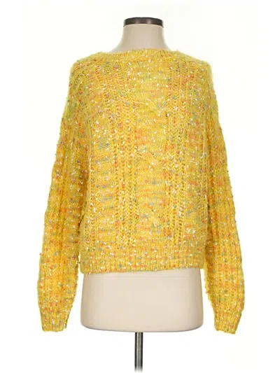 Pre-owned Forever 21 Pullover Sweater In Yellow
