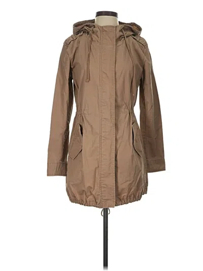 Pre-owned Forever 21 Raincoat In Tan